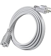 KUNCAN Appliance Power Extension Cord - Heavy Duty 14/3 AWG Parallel 3 Prong Low Profile Flat Cab...