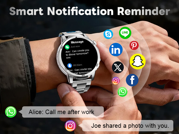 smart watch can receive message