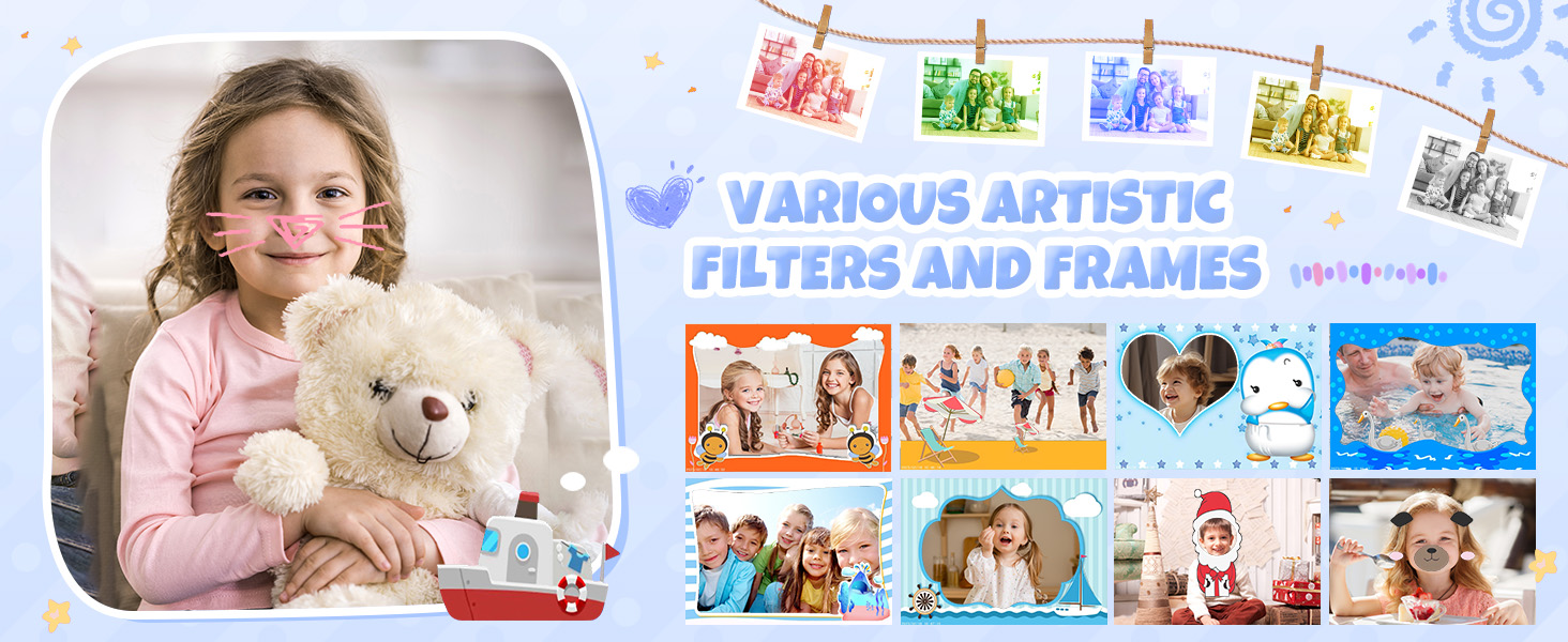 kids instant camera boys girls 3-12 year old girl birthday gifts