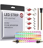 BTF-LIGHTING FCOB COB WS2811(WS2812B) IC RGB 180LED/m 540IC LED Strip DC5V 9.8FT Individual Addre...