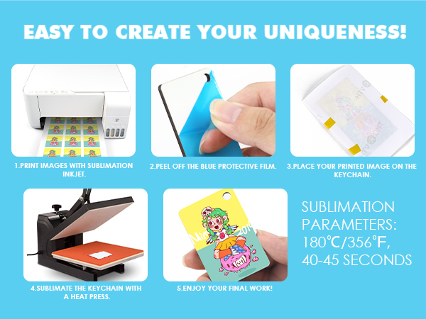 keychain sublimation blanks