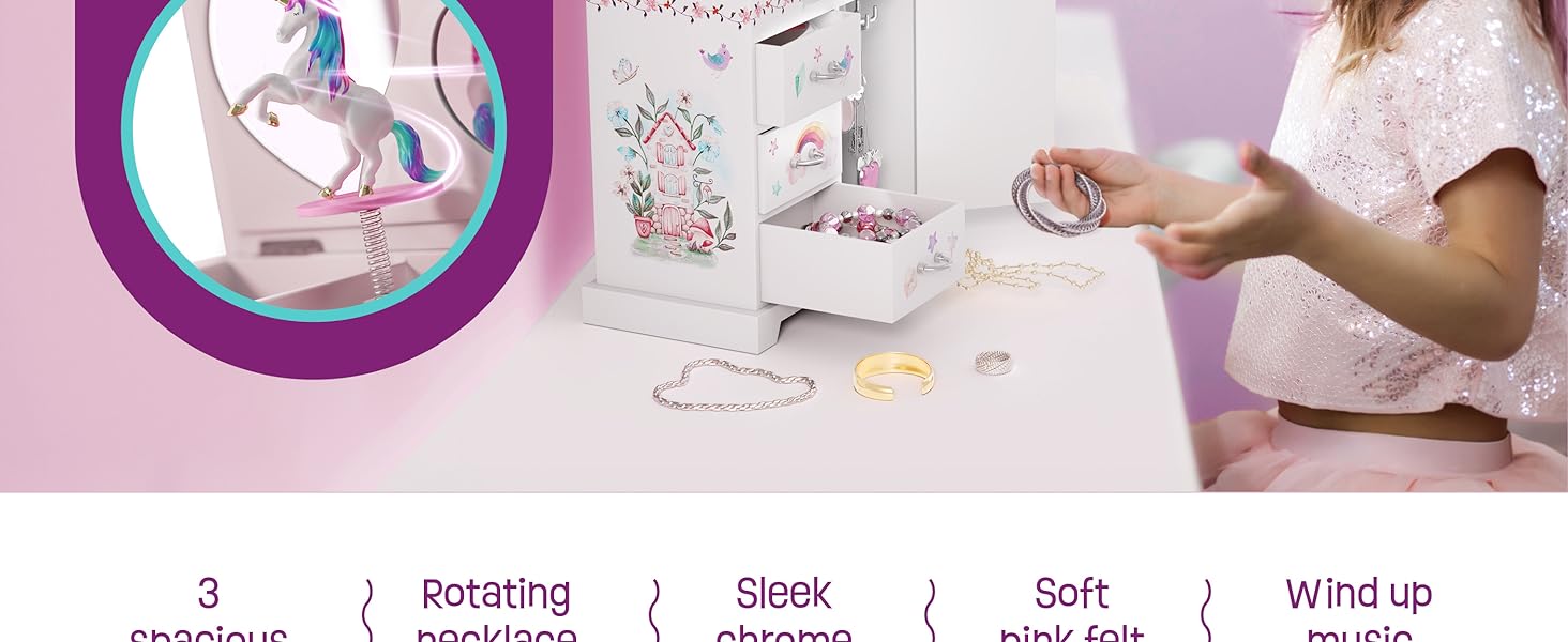 Mirror for Hollywood stars storage for jewelry 