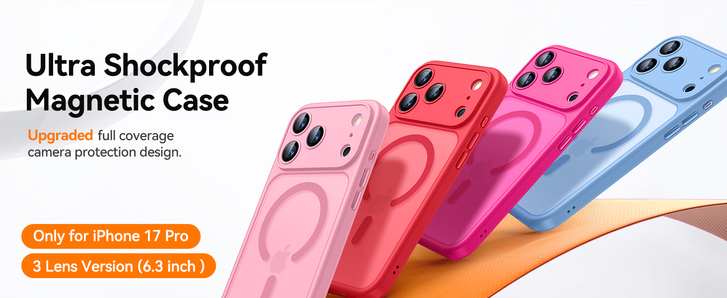 Full Camera Protection Compatible with iPhone 17 pro Case