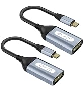 USB C to HDMI Adapter 4K@60Hz, Thunderbolt Adapter, Type C HDMI Converter, USB-C Cable Converter,...