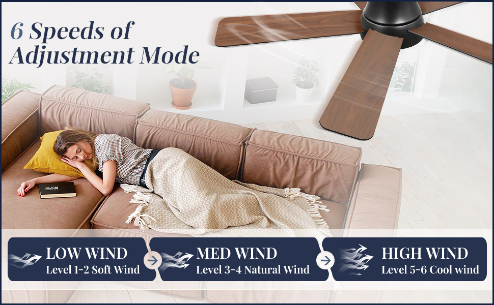 42 Inch Ceiling Fans with Lights and Remote