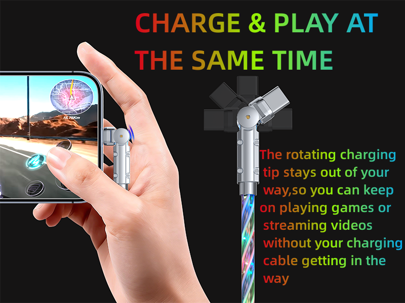 light up charger type c