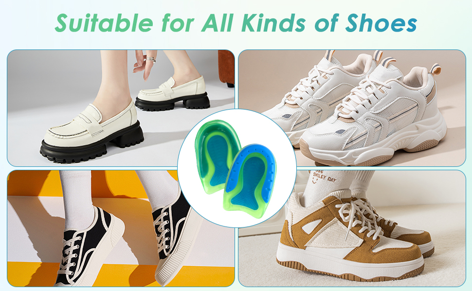 Gel Heel Cups for Shoes