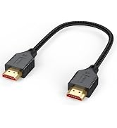 Dreickol Short HDMI Cable 1FT 10K 8K@60Hz, Small HDMI 2.1 Cable 1 Foot | 4K@120Hz Gaming Cord 48G...