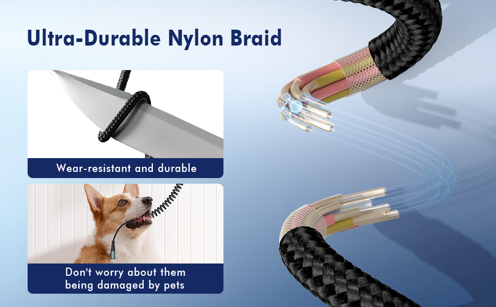  Coiled USB A to USB C Cable for Car