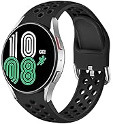 DaQin No Gap Bands Only Compatible with Samsung Galaxy Watch 6/5/4 Band 40mm 44m/Watch 6 Classic ...