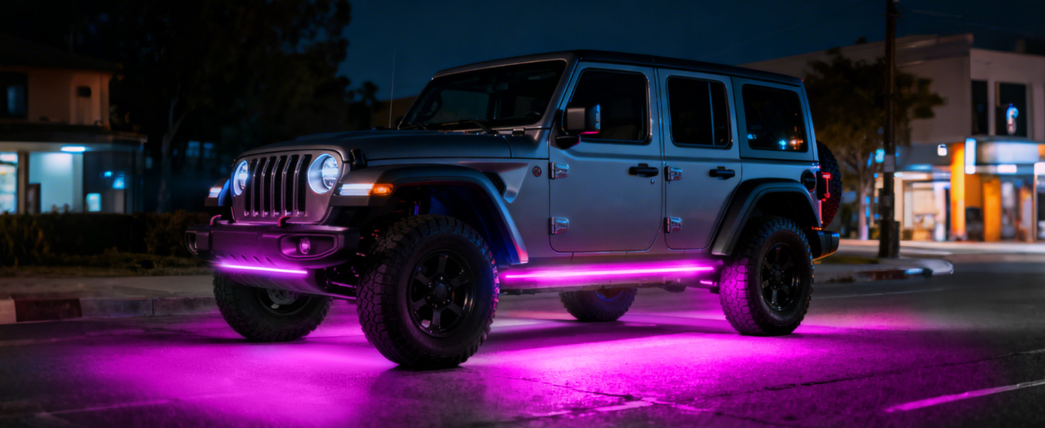 Nilight Car Underglow Neon Accent Strip Lights