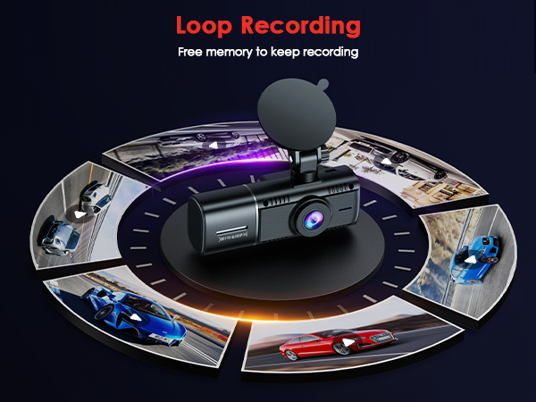 dash cam front and inside