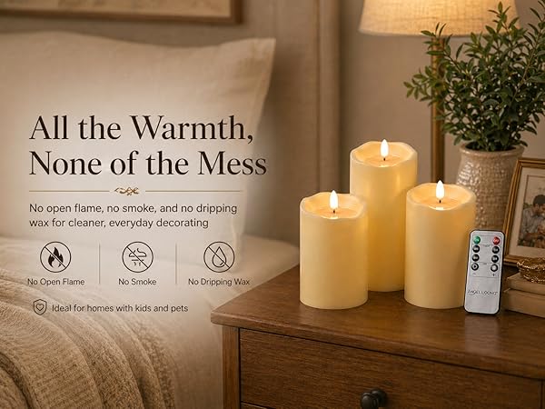 battery candles with timer