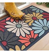 Extra Durable, Superior Absorption, Front Door Mat for Outdoor &amp; Indoor - Welcome Mat for Entrywa...