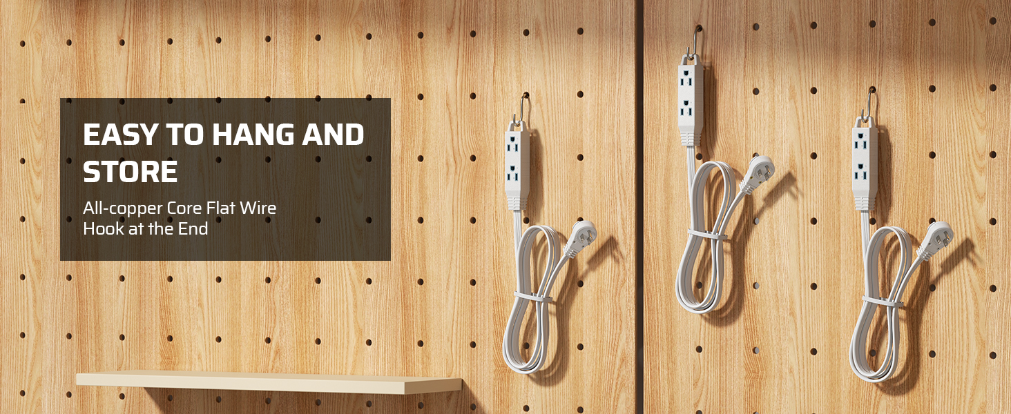 grounded extension cord 6ft