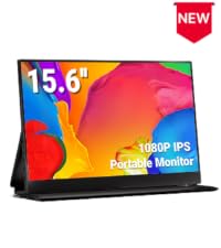 Ingnok 15.6Inch Dual Portable Monitor, Foldable Screen for Laptop