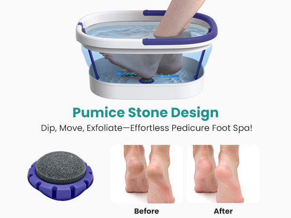 Nekteck Foot Soaking Tub Collapsible Bucket for Foot Bath Soak Tub