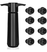 Philorn Wine Saver Pump with 8 Vacuum Stoppers, Wine Stopper, Wine Preserver, Wine Pump and Wine ...