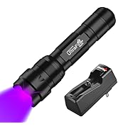 ULTRAFIRE UV Flashlight 395-405 nm Led Blacklight for Curing UV Glue, Leak Detector, Pet Urine Stain