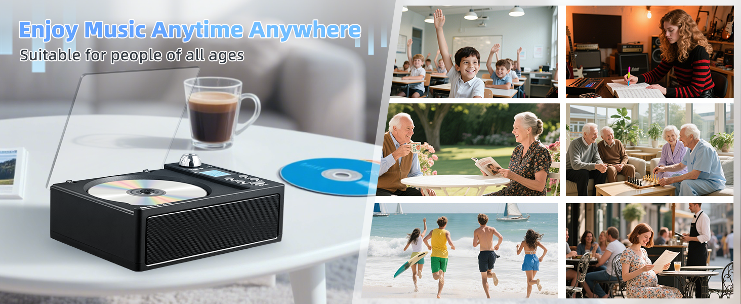 Portable CD Player Boombox