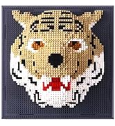 BDYDT Wall Art Tiger Building Blocks Set; A Wall Decor Set for Adults Who Love Creative Hobbies(2...