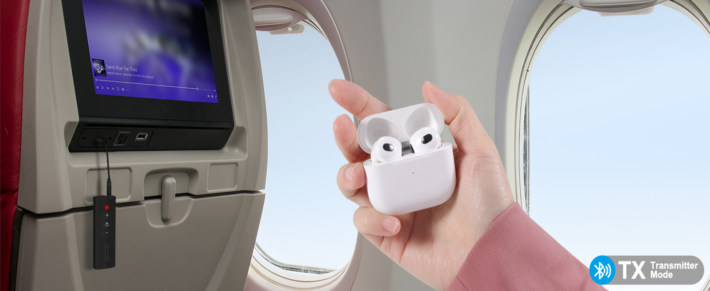  Bluetooth AUX Adapter with 3.5mm AUX