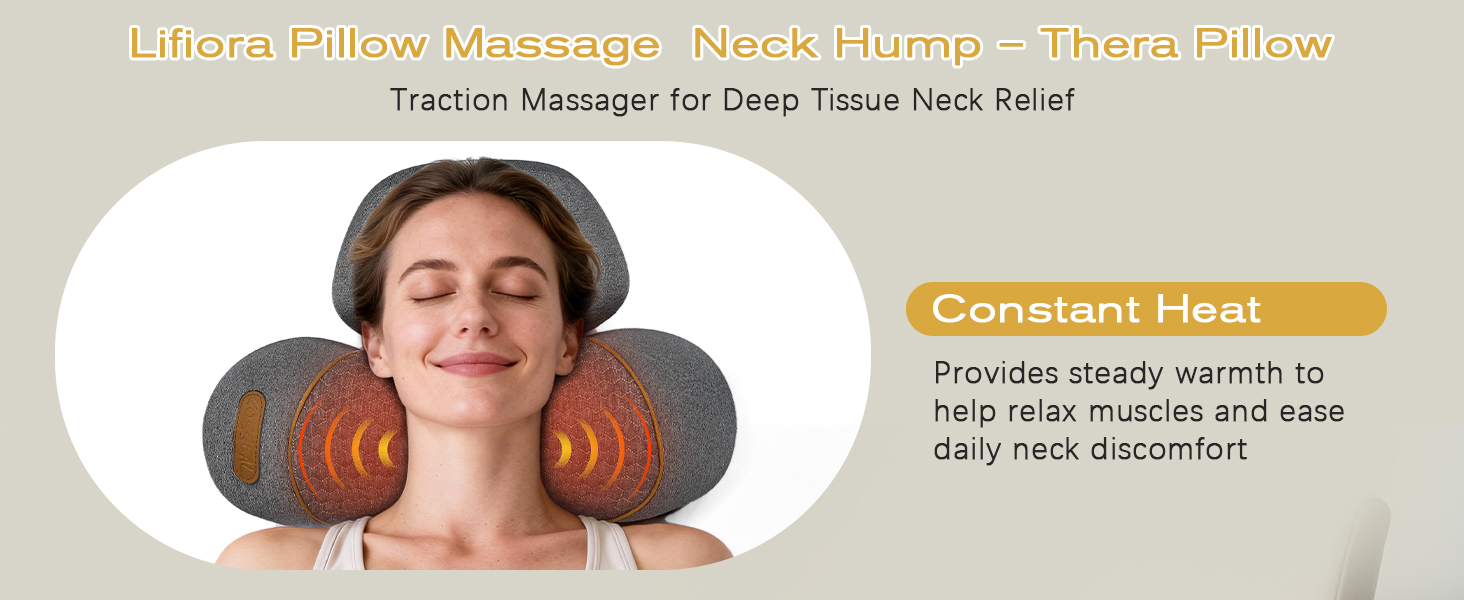 thera pillow massage neck hump