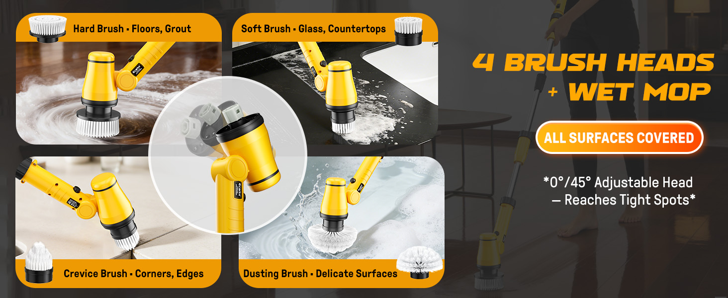 Cordless Cleaning Brush