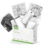 Nelko Genuine Self-Adhesive Thermal Printer Stickers, Compatible with PM230 Mini Sticker Printer,...