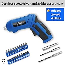 included bits for the electric screwdriver