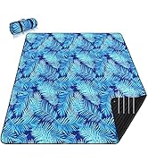 PY SUPER MODE Picnic Blankets Extra Large, Waterproof Foldable Outdoor Beach Blanket Oversized 83...