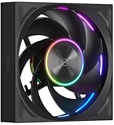 PCCOOLER F7 X120R ARGB 120mm Reversed Blade Case Fan, Intake Fan with Triple-Sided Infinite Mirro...