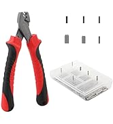Booms Fishing CP2 Fishing Crimping Tool for Single-Barrel Sleeves, with 300pcs Sleeves