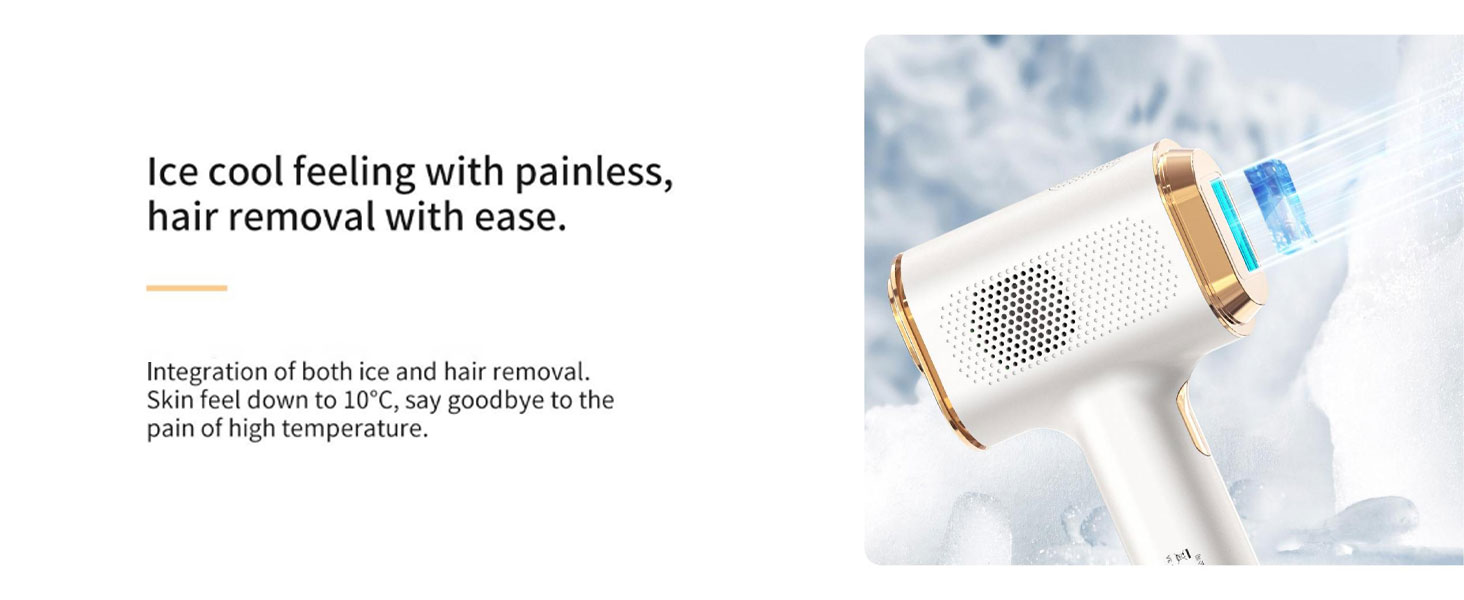 Laser Hair Removal,999,900+ Flashes IPL Hair Removal Device for Women and Men