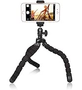 Phone Mini Tripod, Ruittos Premium Flexible Mobile Phone Tripod Stand Compatible with iPhone Sams...