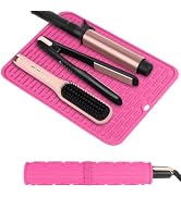 WRORUNER Oversize Silicone Heat Resistant Mat for Curling Irons, Flat Irons, Hair Straighteners a...