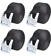 TRIWONDER Cinch Tie Down Strap Lashing Straps Heavy Duty Nylon Straps with Cam Buckles for Cargo,...