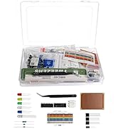 WOWOONE 805Pcs Premium Electronics Component Kit, Upgraded DIY Set with RGB LEDs, 1% Resistors, I...