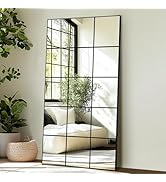 Large Full Length Floor Mirror for Bedroom, Living Room, Hallway - 28