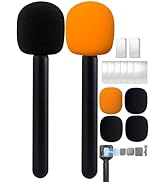 2PCS Mic Holder for DJI Mic Mini/2/3, Mic Handle for Rode, Universal Magnetic Microphone Holder f...