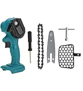 4 Inch 800W Electric Chain Saw Handheld Logging Saws Compatible with Makita 18V-21V Battery Cordl...