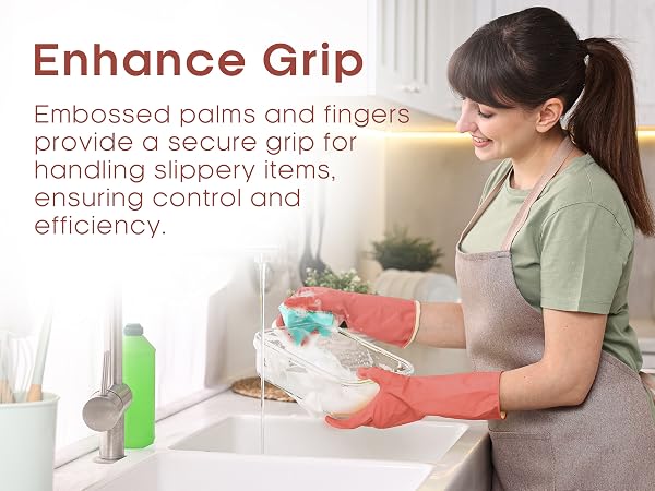 cleaning gloves