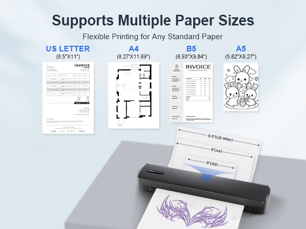 Portable Thermal Printer Tattoo Stencil Machine 