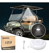 10L0L Universal Golf Cart Dome Light, USB Rechargeable Battery Powered Super Bright Golf Cart LED...