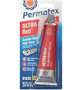 Permatex 81630 Ultra Red High Temperature Gasket Maker, 3 oz