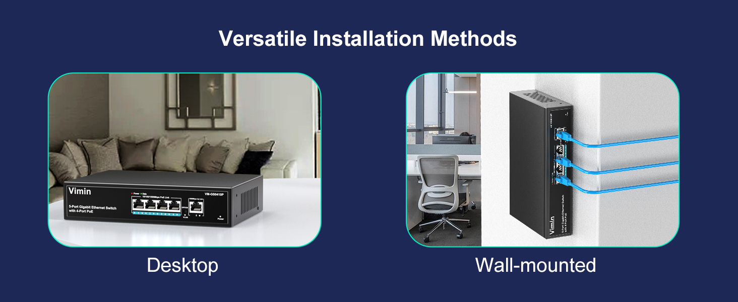 versatile installation methods