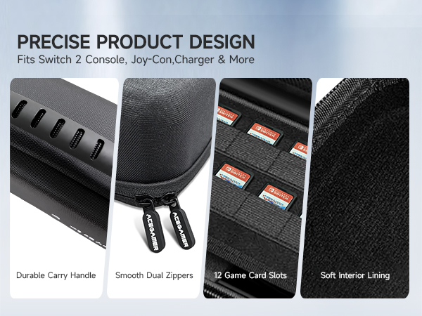 AceGamer Carrying Case for Nintendo Switch 2