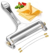 Cheese Slicer Wire - Sharp &amp; Strong Stainless Steel Cheese Cutter Handheld with 2 Extra Wires, Sl...