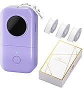 Phomemo Label Makers D30 with 3 Adhesive Label Thermal Paper Bluetooth Label Maker Thermal Label ...