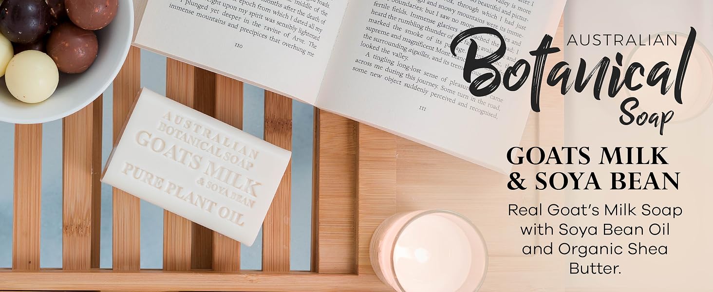 bar soaps goats milk soya bean organic shea butter bathroom essentials oatmeal natural lavender